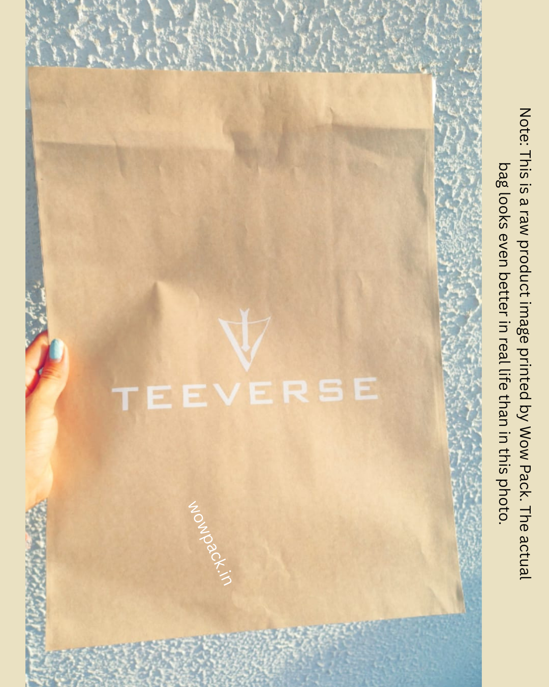 Custom Kraft Paper Courier Bag – 95 GSM Eco-Friendly Packaging