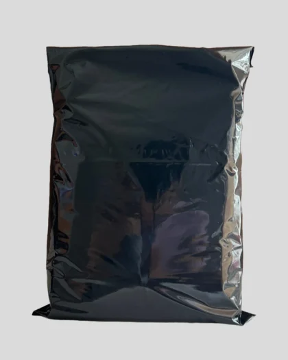 Black Courier Bags - With POD Jacket - 60 Micron
