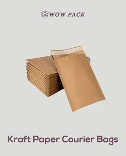 Kraft Paper Courier Bag – 95 GSM Eco-Friendly Packaging